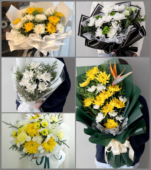 湖北黄冈市黄梅县刘佐乡梅花屋村白事花束代送